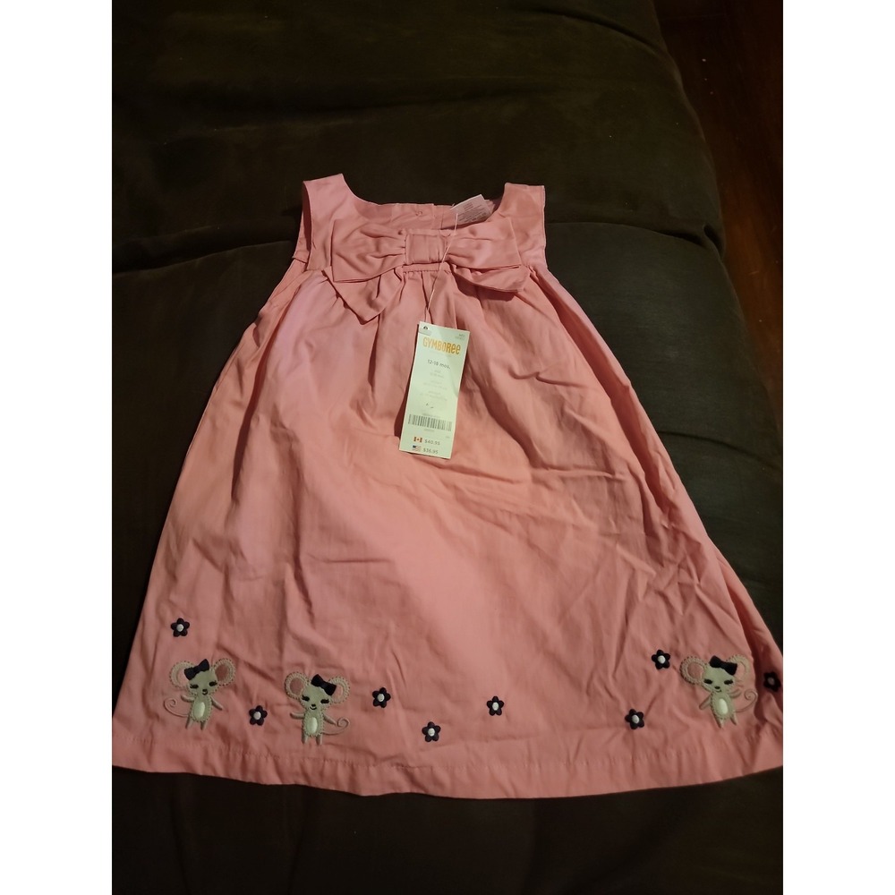 Gymboree miss mouse pink dress size 12 18‎ months nwt
